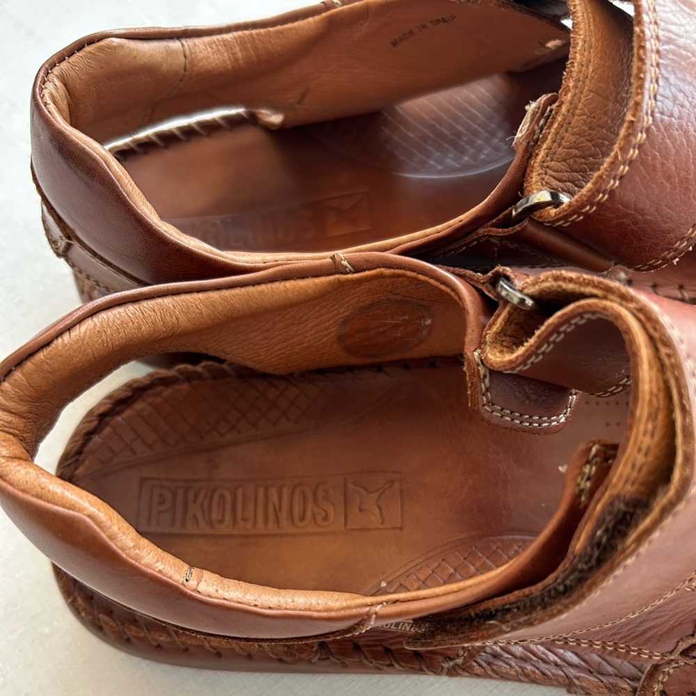 NWOT Pikolinos TARIFA O6J Flat Sandals Leather - Picture 10 of 16
